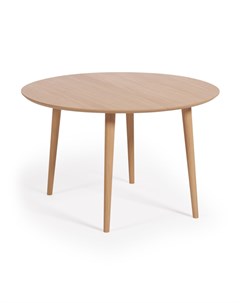 Раздвижной стол oqui коричневый 74 см La forma