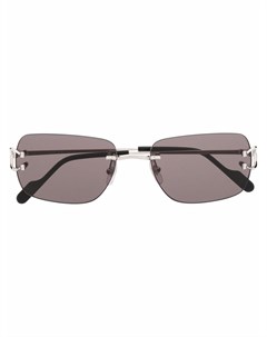Солнцезащитные очки в прямоугольной оправе Cartier eyewear