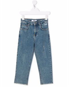 Прямые джинсы средней посадки Msgm kids