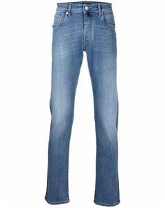 Прямые джинсы с эффектом потертости Incotex