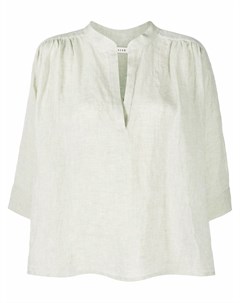 Легкая блузка с укороченными рукавами и V образным вырезом Masscob