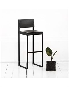 Барный стул fullmoon в черном цвете черный 37x91x39 см Archpole