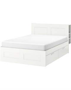 Кровать Бримнэс белый 992 107 25 Ikea