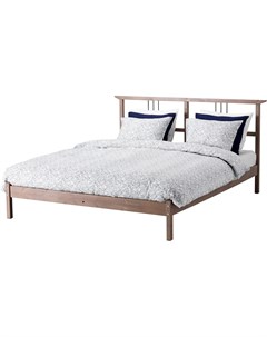 Кровать Рикене серо коричневый без основания 901 900 53 Ikea