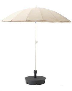 Садовый зонт Самсо бежевый серый Ikea