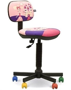 Офисное кресло Bambo GTS розовый рисунок Princess