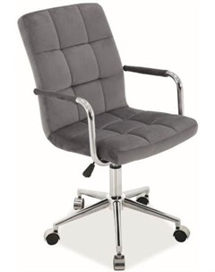 Офисное кресло Q 022 VELVET серый Signal