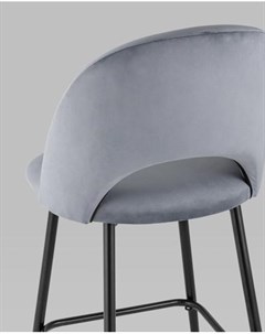 Барный стул Меган велюр серый AV 415 H14 08 B Stool group