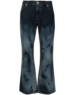 Укороченные джинсы из вареного денима Marni