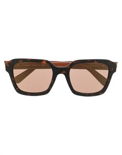 Солнцезащитные очки в оправе черепаховой расцветки Moncler eyewear
