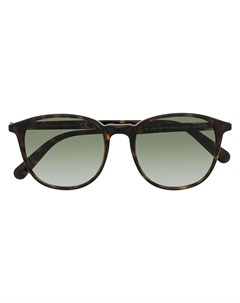Солнцезащитные очки в оправе панто черепаховой расцветки Moncler eyewear