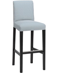 Барный стул Бергмунд черный синий белый 494 196 71 Ikea