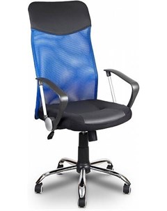 Офисное кресло AV 128 CH 682 SL МК черный синий Алвест