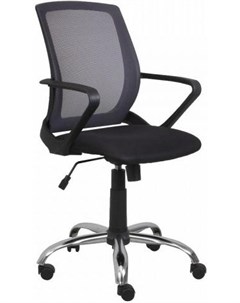 Офисное кресло Fly GTP chrome OH 14 TW 1 темно серый черный Nowy styl