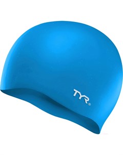 Шапочка для плавания Wrinkle Free Silicone Cap голубой LCS 420 Tyr