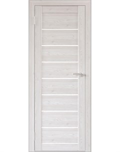 Межкомнатная дверь Бона 01 40x200 лиственица сибиу стекло белое Юни двери