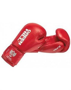 Боксерские перчатки Super BGS 2271F 12oz красный Green hill