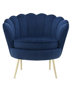 Кресло linden синий 78x78x78 см To4rooms