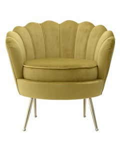 Кресло tariol желтый 82x82x55 см To4rooms
