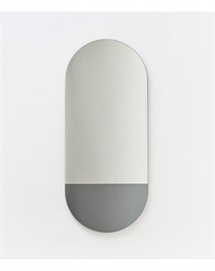 Овальное зеркало moust серый 47x110x2 см Banska