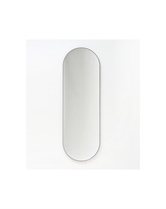 Овальное зеркало в полный рост ippo 48 черный 48x148x2 см Banska
