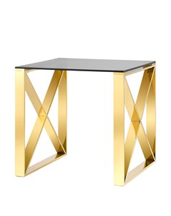 Журнальный стол кросс золотой 55x55x55 см Stoolgroup