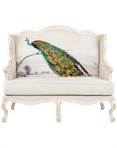 Двухместный диван королевская птица бежевый 132x115x64 см Object desire