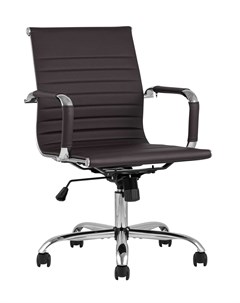Кресло офисное topchairs city s коричневый 56x89x62 см Stoolgroup