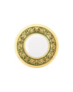 Набор тарелок imperial green gold золотой Falkenporzellan