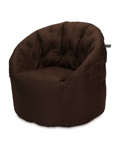 Кресло мешок австралия темный шоколад 95x105 коричневый 95x105x95 см Пуффбери