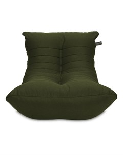 Кресло мешок кокон хвойный 70x120 зеленый 70x85x120 см Пуффбери
