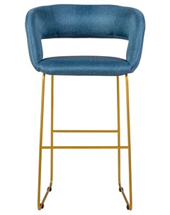 Кресло барное walter синий 57x99x55 см R-home