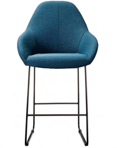 Кресло полубарное kent синий 58x105x58 см R-home