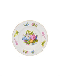 Набор тарелок глубоких весенние цветы мультиколор Bernadotte
