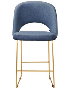 Кресло барное lars синий 53x105x59 см R-home