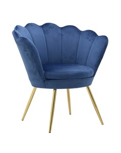 Кресло noricum синий 76x80x60 см To4rooms