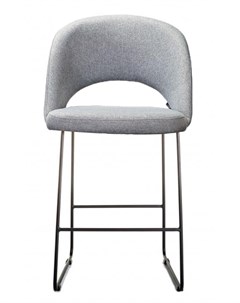 Кресло полубарное lars серый 49x105x58 см R-home