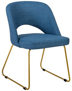 Кресло lars синий 49x76x58 см R-home