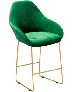 Кресло полубарное kent зеленый 58x103x59 см R-home