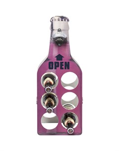 Стеллаж для бутылок open розовый 21x55x19 см Kare