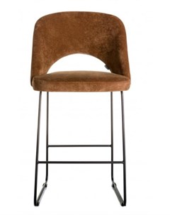Кресло полубарное lars коричневый 49x95x58 см R-home