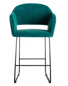 Кресло барное oscar зеленый 60x108x59 см R-home