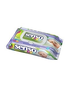Влажные салфетки детские Senso baby