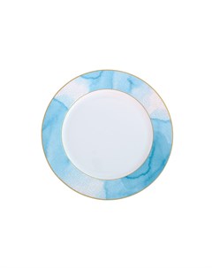 Тарелка обеденная azzuro голубой 2 см Garda decor