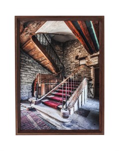 Картина в рамке old staircase мультиколор 60x80x6 см Kare