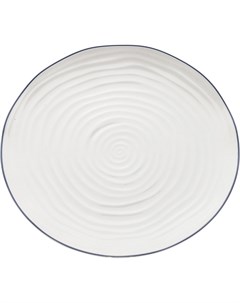 Тарелка swirl белый 2 см Kare