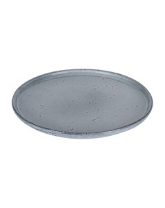 Тарелка керамическая обеденная серый 2 см Garda decor