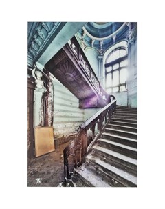 Картина old staircase corner мультиколор 60x90x4 см Kare