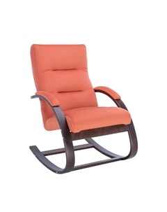 Кресло качалка милано оранжевый 68x100x80 см Leset