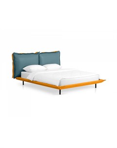 Кровать barcelona желтый 160x105x242 см Ogogo